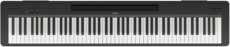 Piano Digital P 145B Preto 88 Teclas Sensitivas Com Fonte e Pedal Yamaha