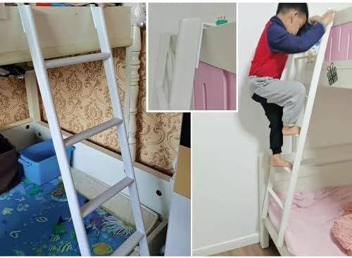 Adjustable Bunk Bed Ladder for Indoor/Outdoor Use - Heavy-Duty Climbing Ladder with 150 Kg/330 Lbs Capacity, Perfect for Camping & Tight Spaces, Easy to Hang