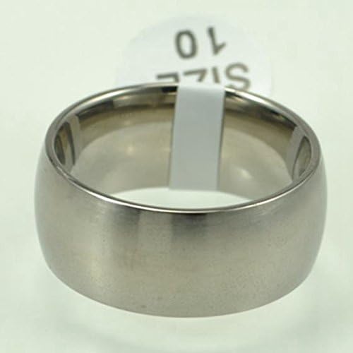 Jude Jewelers 8mm Brushed Matte Solid Titanium Ring Wedding Band - Image 3