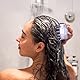 SHINLEA Kopfhaut Massagebürste - Shampoo Bürste für Tiefenreinigung, Silikon Doppelseitiger Haarmassagebürsten für Peeling Reduziert Schuppen, für Nasses & Trockenes Haar, 2 in 1