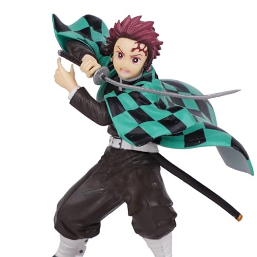 Image of Offo Anime Tanjiro Kamado White Base Action Figure| Lightweight and Attractive Durable Toy Figures for Home Decors Office Desk and Study Table