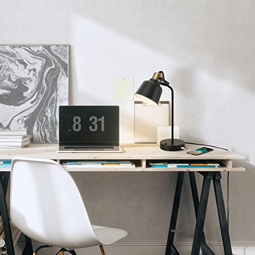 Globe Electric 30297 18 Inch Desk Lamp With 2.1 Usb Port, Matte Black thumb #2