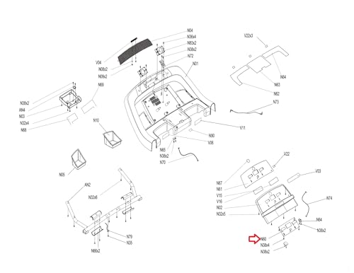 Image of Upper Control Board 1000209644 Works with HZ Fitness TM655 Treadmill