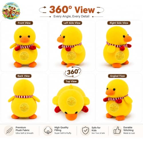 Image of Chi -Chimpu Cutest Missy Duck Plush Toy - Yellow | Huggable /Lovable Soft Toy for Kids /Girls /Babies (25 cm) 0