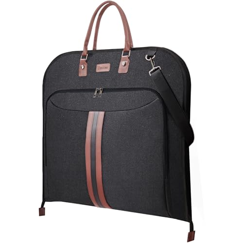 BALEINE Heavy Duty Garment Bag with Shoe Storage(60") + Foldable Garment Bag for Travel3