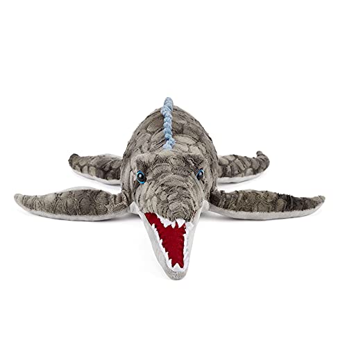 Zappi Co Children's Realistic Lifelike Large Plush Toy - Soft & Cuddly Stuffed Animal for Boys and Kids (38cm Length) (Mosasaurus)