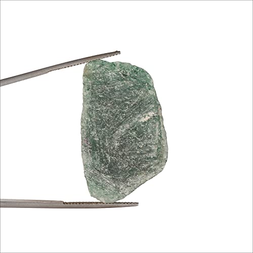 Gemhub Healing Crystal Green Jade Natural Gemstone Raw Rough Green Jade Loose Gemstone- 50.6 Ct. #TOP3