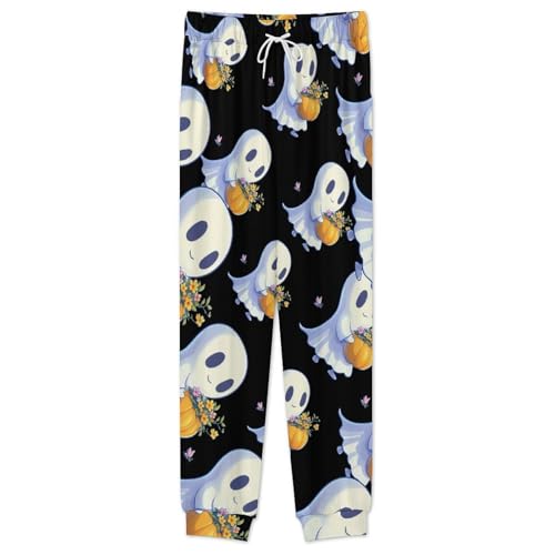 Halloween Ghost Men’s Pajama Set Long Sleeve Top And Pants Loungewear Sleepwear Pjs Nightwear2