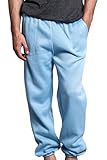 Men's Elastic Cuff Fleece Sweatpants - HILLSP - Sky - Large