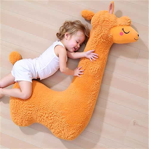 Image of Ryttir 29.5 Inch 15% Chubbier Large Llama Stuffed Animal, Soft Alpaca Plush Toy Body Pillow for Kids & Adults - Ideal Cuddly Gift & Room Decoration