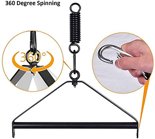 Sex Swing For Sex Aid Adult Swing Set-360°Spinning Trapeze Fluffy Liner Super Soft Swing Kit Indoor Ceiling Swing With Steel Triangle And Spring Support 600 Lbs For Couples Adult - 3Rd Generation #TOP3