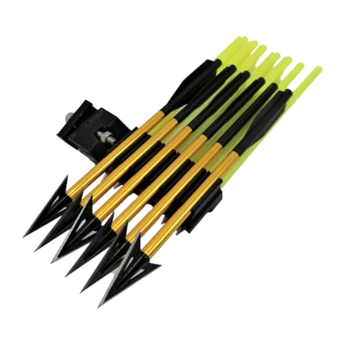 Picatinny Bolt Holder Quiver Accessory for Pistol Crossbow in Black (7+6 Right) - Thumbnail 2