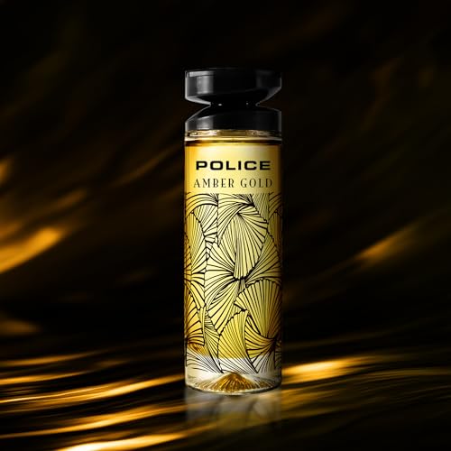 Image of Police Amber Gold Eau de Toilette 100ml for Women | Long Lasting Oriental Floral Perfume | Saffron, Bitter Orange, Jasmine, Magnolia, Akigalawood & Oakmoss | Warm Sensual Feminine Fragrance | Premium Gift for Her