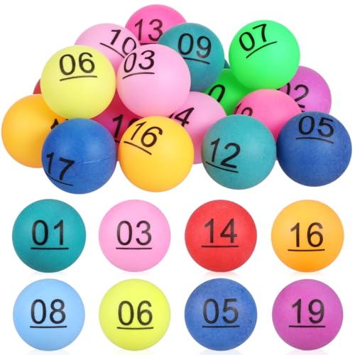 Balles de tennis de table CLISPEED multicolores et sans couture pour jeux
