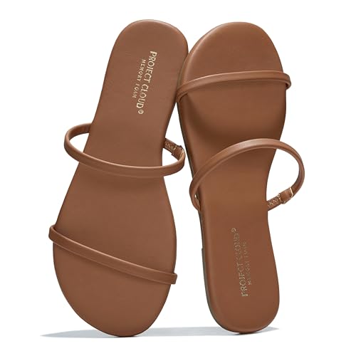 Image of Project Cloud Summer Sandals for Women with Memory Foam Insole (Transition) | Memory Foam Insole; Beach Flip Flops; Non-Slip Sole; Lightweight Double Straps; Summer Sandals for Women; Everyday Comfort