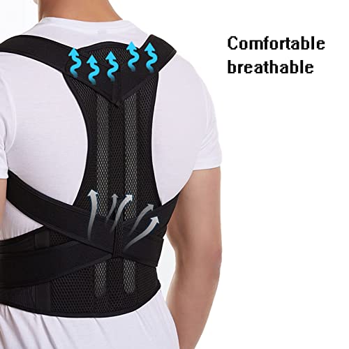Soporte completo lumbar e ajustable transpirable y corrector de cinturón para dolor de espalda y cuello 5