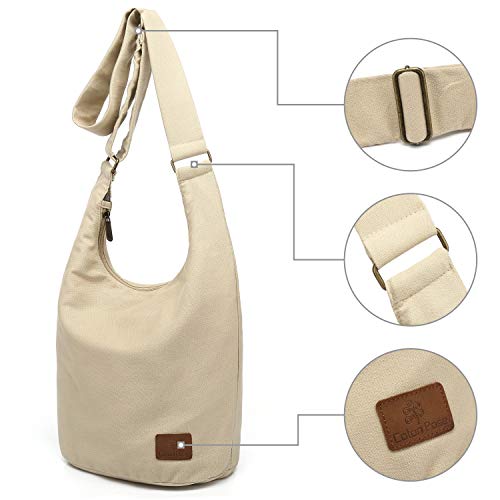 Coton Pose C1093 Hippie Crossbody Bag Large Size Top Zip Cotton Sling Bag Jacquard Cloth Handmade Bags thumb #2