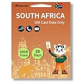 South Africa 3-in-1 SIM Card – Prepaid Data Plan | 10GB Shared Data for 30 Days | High-Speed Internet | Ideal for Travelers