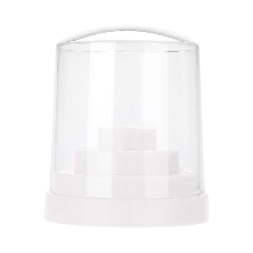 YinhingNail Drill Stand,48 Holes Nail Drill Holder Professional Nail Art Plastic Drill Stand for Nail Art Drill Bit Organizer Box Holder(White)