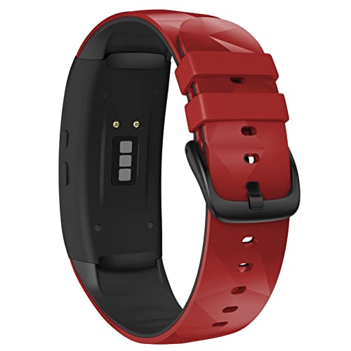 EZZON Correas de reloj inteligente para Samsung Gear Fit 2 Pro Correa de silicona Fitness Watch Band Gear Fit2 Pro SM R360 Correa ajustable para reloj, Agate