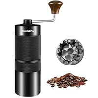 NewlukPro M6 handmatige koffiemolen, mooi ontwerp voor vrouwen, soepel slijpen en arbeidsbesparing, draagbare mini-handkoffiemolen voor espresso giet over Franse pers thuis of op de camping, reizen NewlukPro M6 handmatige koffiemolen, mooi ontwerp voor vrouwen, soepel slijpen en arbeidsbesparing, draagbare mini-handkoffiemolen voor espresso giet over Franse pers thuis of op de camping, reizen