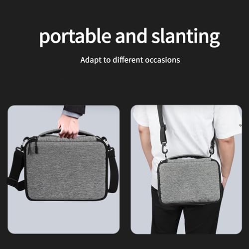 Bolsa Protectora Resistente a Golpes para Carrete, Organizador de Accesorios de Pesca, Gris, Talla M miniatura 6