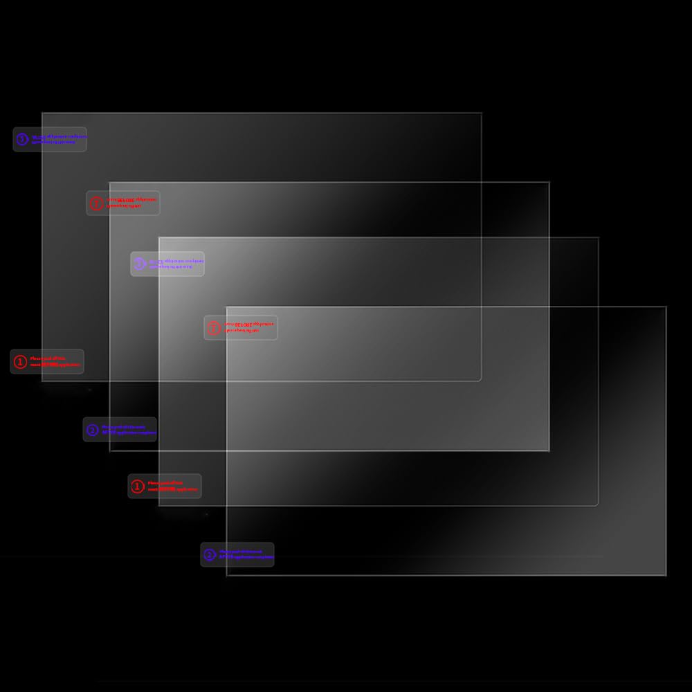 7 PCS 8.9 inch Screen Protector for LCD Resin 3D Printers, Screen Protective Film for Elegoo Saturn, Photon Mono X, Voxelab Proxima 8.9 inch Monochrome LCD Resin 3D Printer…