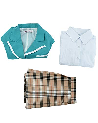 Miccostumes Women's Anime Costume Vampiress Cosplay Uniform Set(Medium, Blue) #TOP3