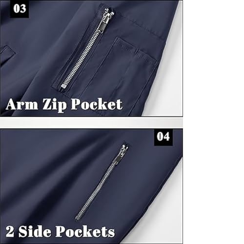 Image of MIA FASHION Winter Jacket For Men Puffer Jacket, Lightweight Transition Jacket Nylon Quilted standard length Puffer Jacket Full Sleeve Monsoon Jackets For Men