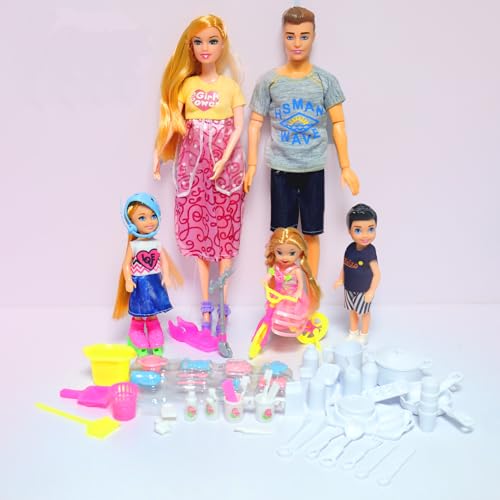 Set de 6 Muñecos Familia UCanaan con Accesorios miniatura 1