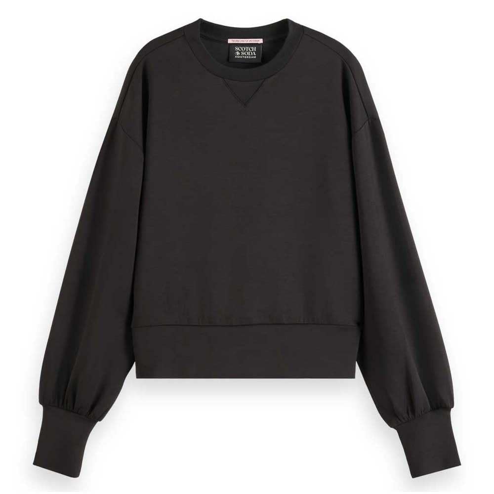 Scotch & Soda Core Modal Sweatshirt Black