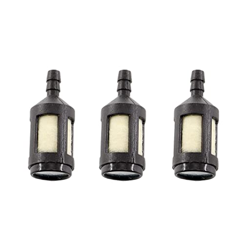 MCHNIC Lot de 3 filtres à essence universels pour tronçonneuse Stihl Dolmar Husqvarna Homelite McCulloch Solo, etc.