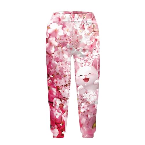 4-15 Year Old Girls' Joggers Sweatpants for Adventure Sports Play Fitness Soft Comfy Athletic Cargo Pants