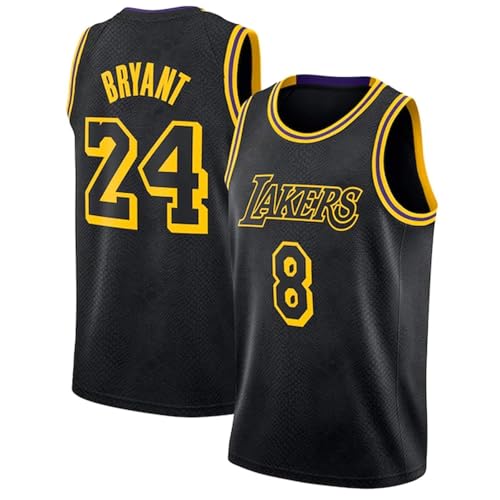 Camiseta Baloncesto Hombre, Chalecos de Baloncesto sin Mangas Blusas, Camiseta de Baloncesto Negro XL