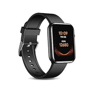 Ticwatch GTH Smartwatch bis zu 10 Tage Akkulaufzeit mit Hauttemperaturmessung Blutsauerstoff Herzfrequenzüberwachung Schlaftracking 5ATM wasserdicht für Männer und Frauen, TicWatch GTH EU