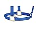 Weaver Leather Original Non-Adjustable Nylon Horse Halter, Blue, Yearling