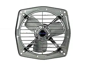 Kelific Home || Color- Metelic Grey || Size 6 Inch, 150 MM || Air EXHAUST FAN || With 1 Year Warranty || 100% Copper Motor || For Bathroom || For Store | Black || Model-6 Inch Fresh Air || Z21344