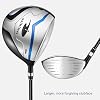 Mens Golf Club Set, Right Hand 1316 Piece Complete Set with Driver, Woods, Hybrids, Irons, PW, SW, Putter, Stand Bag and Headcovers