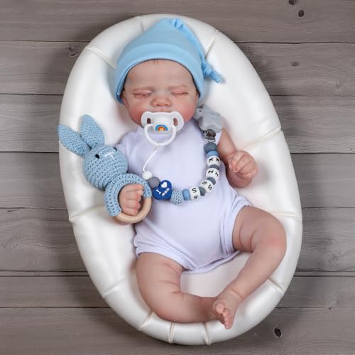 Muñeco Reborn Bebé Niño Realista 18 Pulgadas Pascale miniatura 4