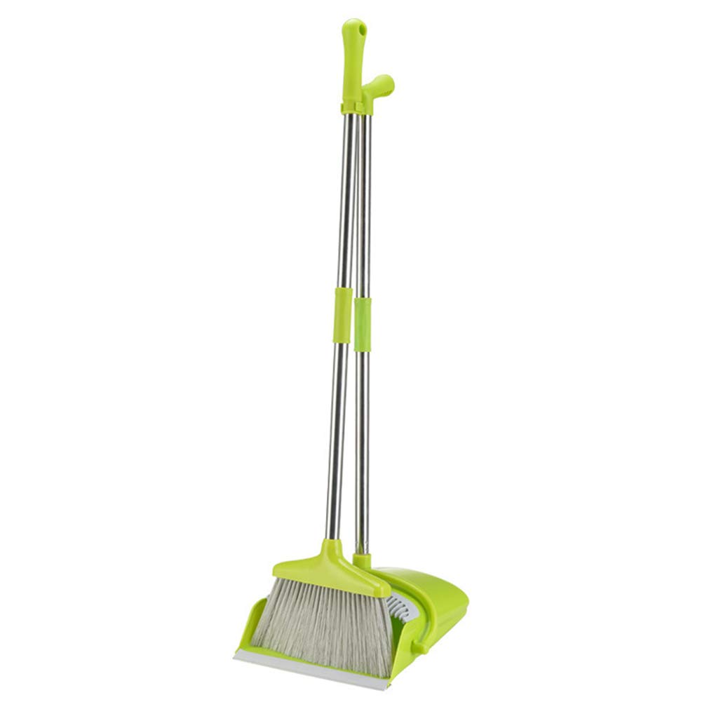 Balai en acier inoxydable et plastique avec raclette caoutchouc souple pour maison