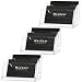 MaxGear 2 Pocket Desktop Clear Acrylic Business Card Holder Stand Multi Business Card Display Holder, 3 Pack