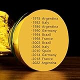 UpdateClassic 2026 World Soccer Trophy Replica Football Award Champion Trophy Soccer Fans Souvenirs Decor for Bedroom Office Desktop (5.1 inch)