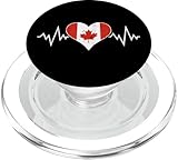 Photo Gallery bandiera canadese vintage cuore battito canada pulse line popsockets popgrip per magsafe Photo Gallery bandiera canadese vintage cuore battito canada pulse line popsockets popgrip per magsafe