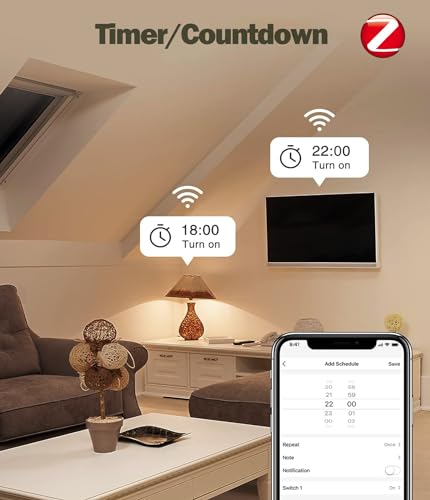 Bloc multiprise ZigBee intelligent avec USB C 20W compatible Philips HUE et Alexa