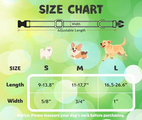 Image of Dog Collar Floral with Elegant Bow Tie Soft Comfy Cotton Adjustable Collar , Premium Metal Buckle for Puppy and Cat Small Medium Large（Daisy Flowers，L）