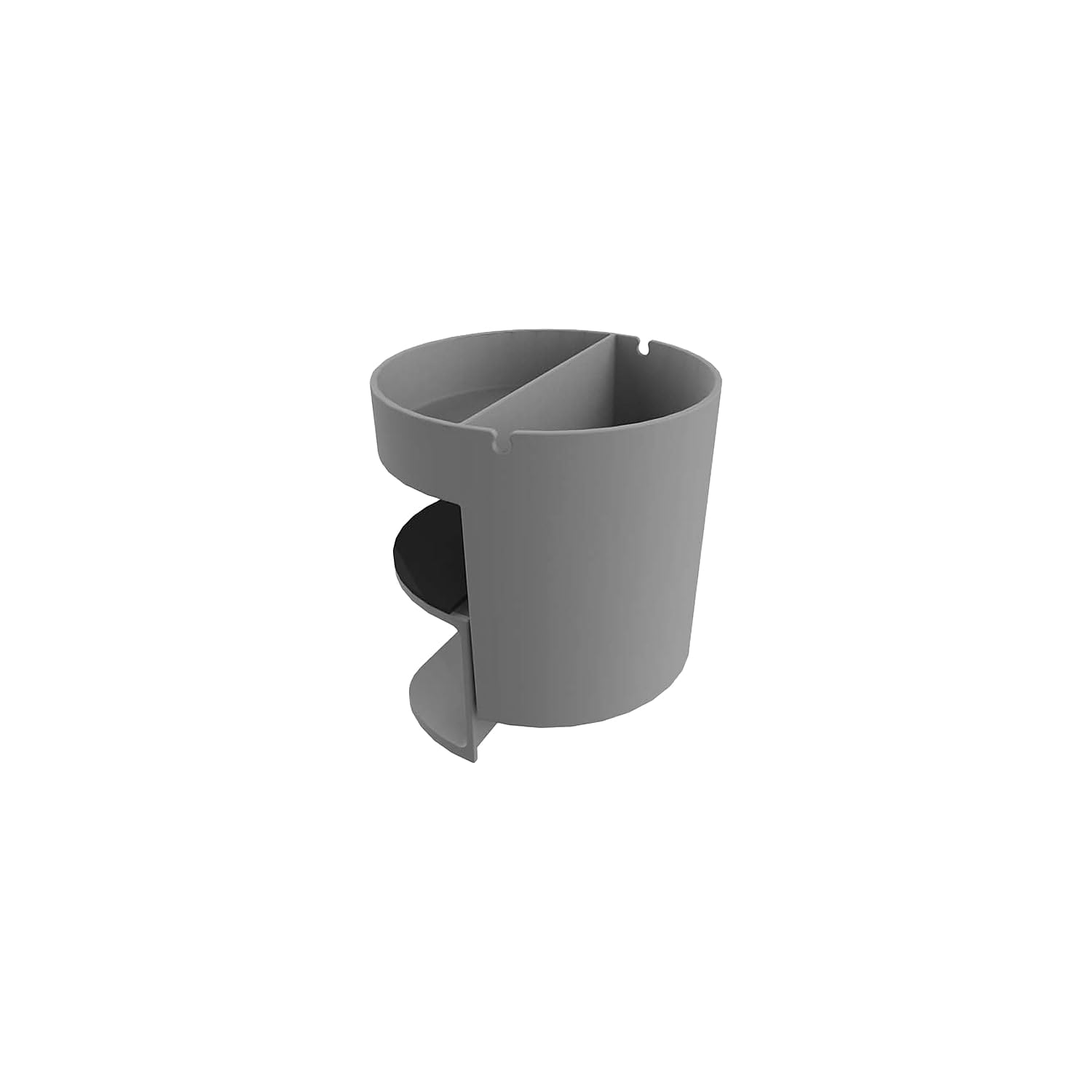Deflecto Piccolo organizer da scrivania, accessorio da scrivania in piedi, grigio, polimeri termoplastici, 8,9 cm H x 9,8 cm L x 9,8 cm