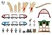 BRIO World - 33512 Travel Switching Set | Premium Wooden Train Toy Set with 42 Pieces & Accessories | Perfect for Children Ages 3 and Up | Compatible with All BRIO Railway Toys