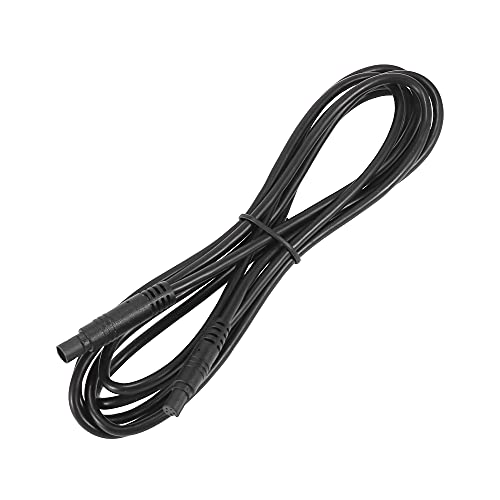 Image of X AUTOHAUX 5 Pin 6.5ft 2m Backup Camera Extension Cable Dash Camera Cord Wires Car Rear View Camera