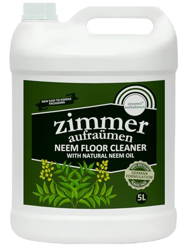 Image of Zimmer Aufraumen Neem Floor cleaner, Natural & Organic-5L, 4X Thick & Concentrated, Economical