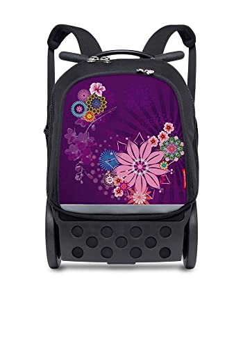 NIKIDOM Roller UP XL Bloom Mochila con Ruedas, Juventud Unisex, Multicolor (Multicolor), Talla...